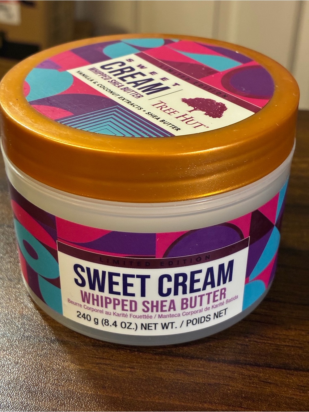 Tree Hut Sweet Cream Whipped Shea Butter - Gold Lid